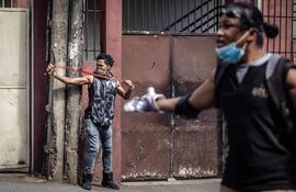 Protestas en Madagascar.