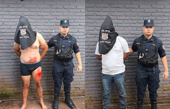 Video: motociclistas intentaron huir de barrera policial y terminaron detenidos tras persecución