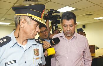 Francisco Alvarenga, excomandante de la Policía Nacional, acusado de presunto enriquecimiento ilícito.