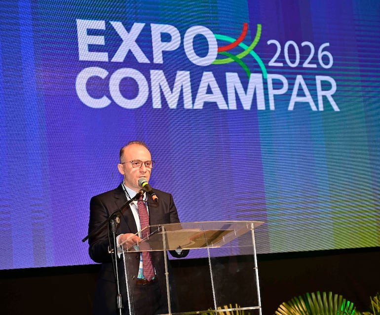 Miguel Tolces, vicepresidente de Comampar, en la apertura.