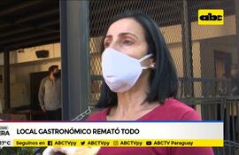 local gastronómico remató todo