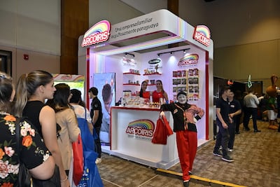 Stand de Arcoiris en la Expo Capasu 2026.