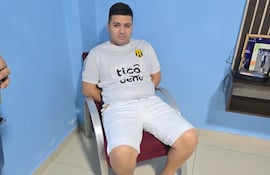 Francisco Fabián Leguizamón Sanabria, detenido.