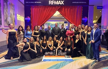 Equipo de REMAX Paraguay en Las Vegas.