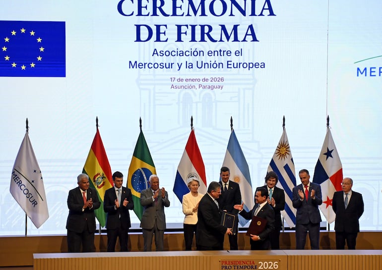 Firma de acuerdo comercial entre el Mercosur y la Unión Europea.