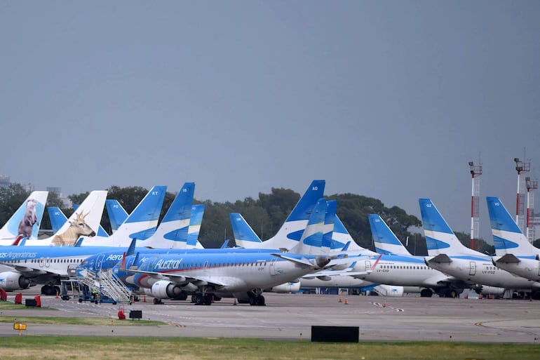 Aerolíneas Argentinas.