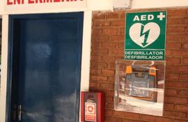 Imagen de referencia: un desfibrilador externo automático (DEA; o AED en inglés).