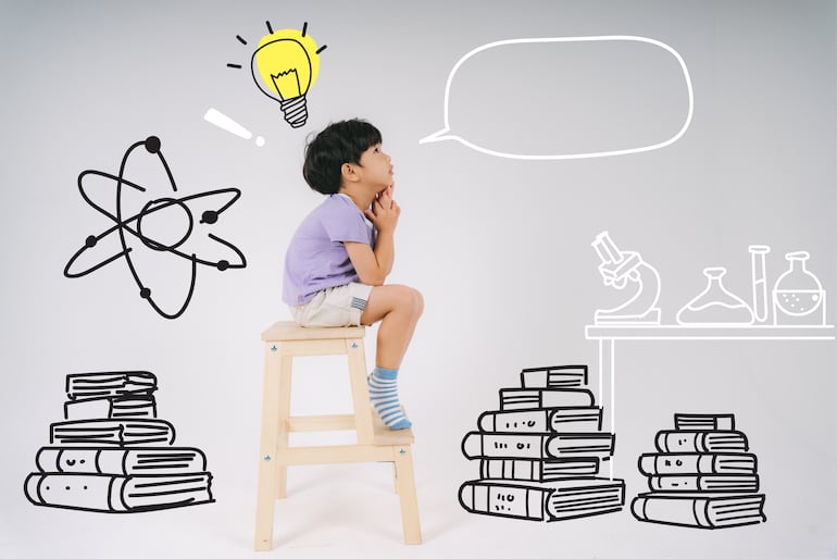 Concepto de pensamiento científico.