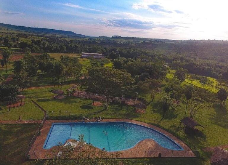 Vista del área de piscina, una de las propuestas de Chacurrú.