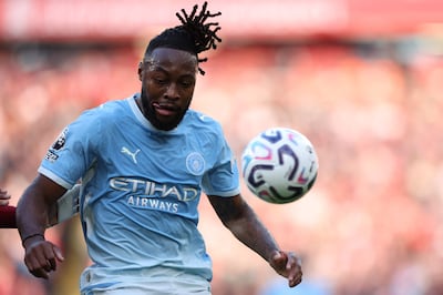 Antoine Semenyo, extremo ghanés del Manchester City, estará un mes y medio inactivo por lesión.