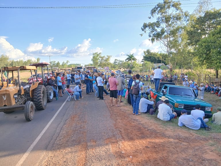 Movilización de cañicultores en Troche