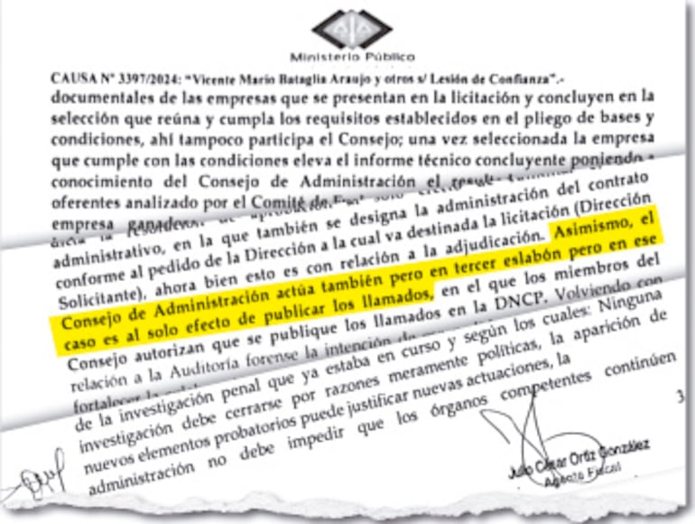 El actual asesor del IPS declaró que el Consejo es el tercer eslabón antes de publicar un llamado.
