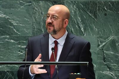 Charles Michel, presidente del Consejo Europeo.