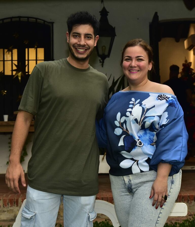 Matías García y Liz Grütter.