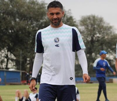 Santiago Salcedo (06/08/81), máximo goleador histórico del fútbol paraguayo.