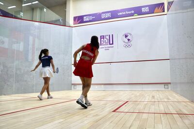 Fiorella Gatti le dio la segunda medalla de oro al país, en squash.