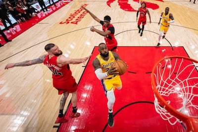 LeBron James, estrella de Los Angeles Lakers.