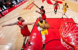 LeBron James, estrella de Los Angeles Lakers.