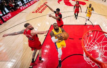 LeBron James, estrella de Los Angeles Lakers.