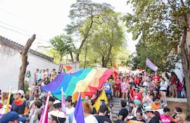 22 Marcha TLGBI+ del Paraguay.