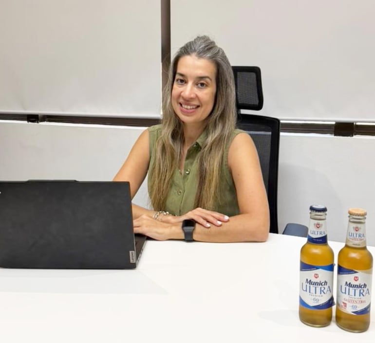 Valeria Bogado, gerente de marketing de Munich Ultra.