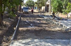Las obras de desagüe prosiguen en zona Molas López, tras meses de su inauguración por parte del intendente de Asunción, Óscar "Nenecho" Rodríguez (ANR-HC).