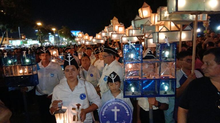 El evento también contó con estacioneros que interpretaron el tradicional purahéi jahe’o