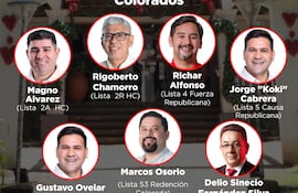 Todos los aspirantes a la intendencia de Ciudad del Este.