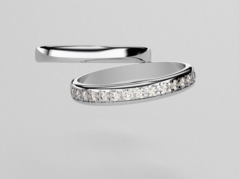 Leunam Joyas utiliza materiales de alta calidad como el oro blanco y oro rose.