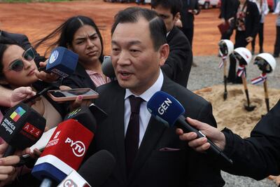 El embajador de Taiwán en Paraguay, José Chih-Cheng Han, en una foto de archivo.