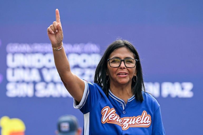 Delcy Rodriguez, presidenta de Venezuela. 