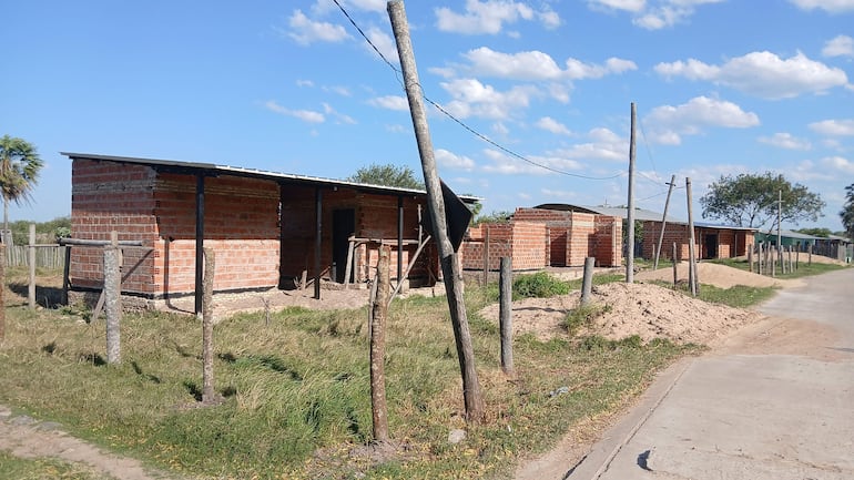 Construcciones de ladrillos, viviendas sociales