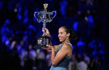 Madison Keys, de Estados Unidos, ganó el Abierto de Australia por primera vez