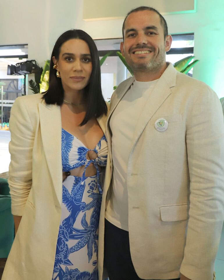Celeste Ríos y Adrián Ferreira.