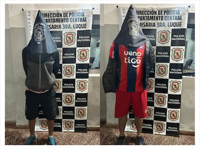 Dos jóvenes fueron aprehendidos por agentes del Grupo Lince en Luque