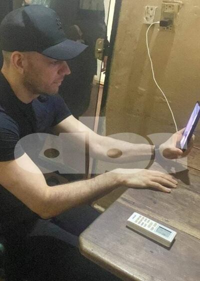 Reinaldo Javier "Cucho!" Cabaña participó en la audiencia de revisión desde su lugar de reclusión, en la cárcel regional de Emboscada.