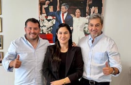 Mario Abdo Benítez.