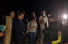 La reconstrucción del homicidio del niño José Osmar Arce Martínez que ocurrió en el asentamiento 7 de Diciembre de Tava'i