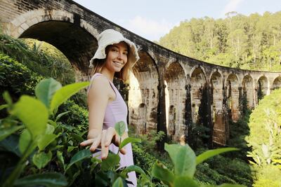 Puente de los Nueve Arcos en Ella, Sri Lanka.