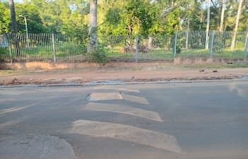Siete lomadas en zona de obras de la avenida Mariscal López.