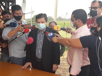 Ministro del Interior, Euclides Acevedo, llega a zona del secuestro de Óscar Denis.