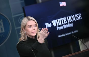 Karoline Leavitt, secretaria de prensa de la Casa Blanca.