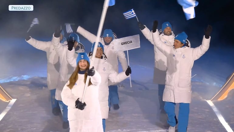 Grecia abre el desfile en los Juegos Olímpicos de Invierno 2026.