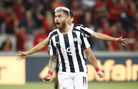 El paraguayo Héctor Villalba, futbolista de Libertad.