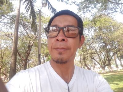 Marciano Chevugi, líder de la comunidad aché Chupa Pou, en Villa Ygatymí, San Pedro.