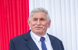 Optaciano Gómez (PLRA), intendente de Limpio.