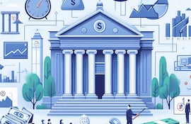 Imagen alusiva a las operaciones de compraventa de valores, préstamos y transferencias temporales de valores. Ilustración hecha con IA.