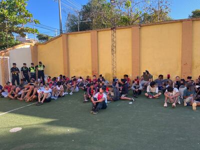 La Policía Nacional aprehendió a 101 personas durante el Superclásico.