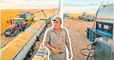 El campo vende un +15% mejor, pero el gasoíl se queda con la diferencia