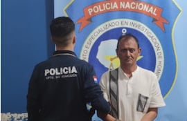 El exconvicto brasileño Leuterio Altamiro, sin documentos de identidad, fue capturado como responsable del asalto y asesinato de un comerciante en Ypané.